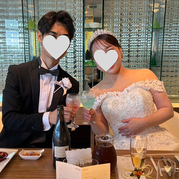 静岡市・富士市・沼津市のドレス専門店フィーノのザ・モーリスの新郎新婦の卒花ボイス167