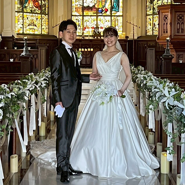 静岡市・富士市・沼津市のドレス専門店フィーノのエスプリ・ド・ナチュールの新郎新婦の卒花ボイス166
