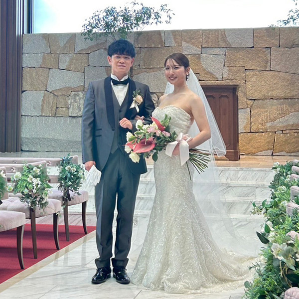 静岡市・富士市・沼津市のドレス専門店フィーノのラピスアジュールの新郎新婦の卒花ボイス165