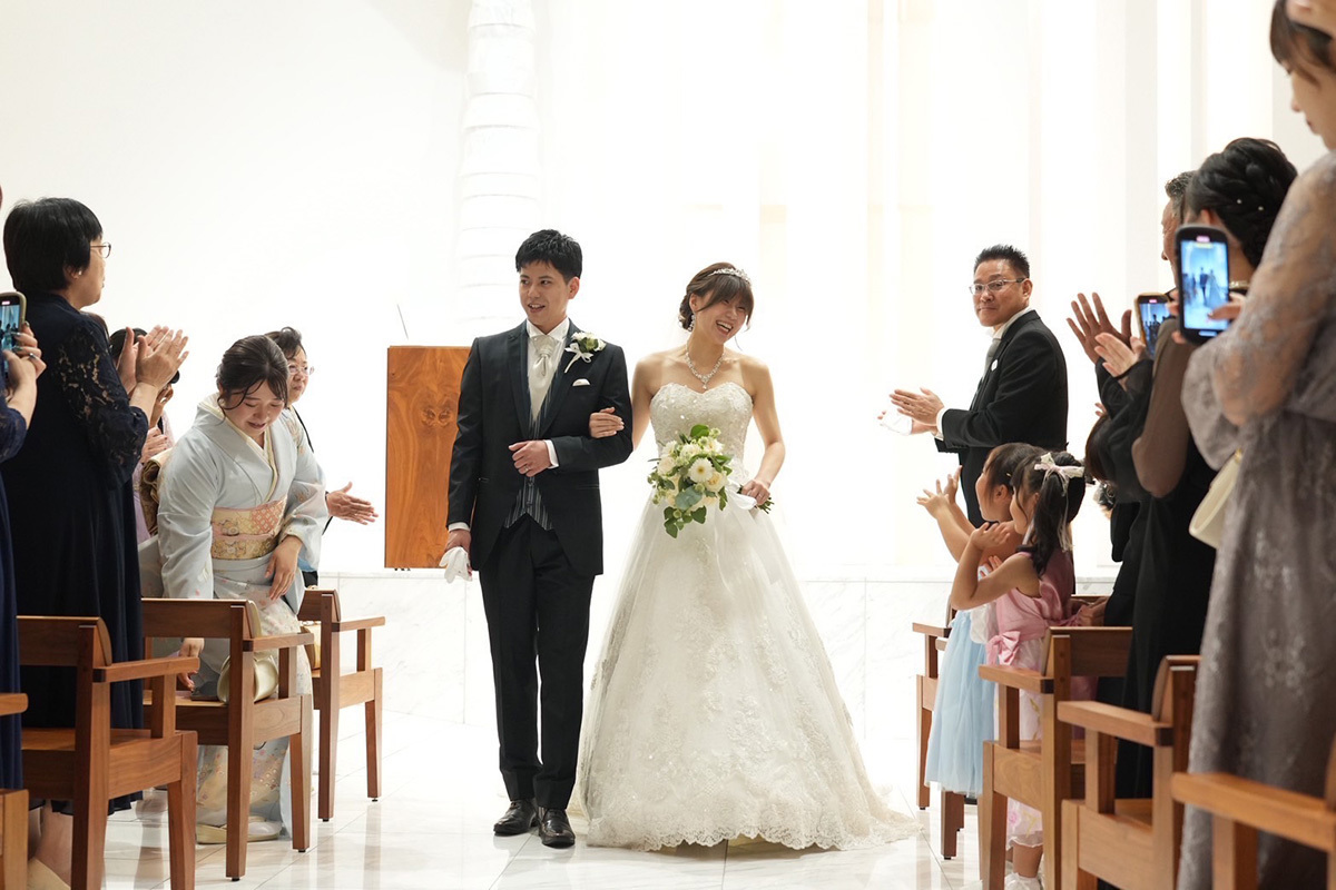 静岡市・富士市・沼津市のドレス専門店フィーノのザ・モーリスの新郎新婦の卒花ボイス186