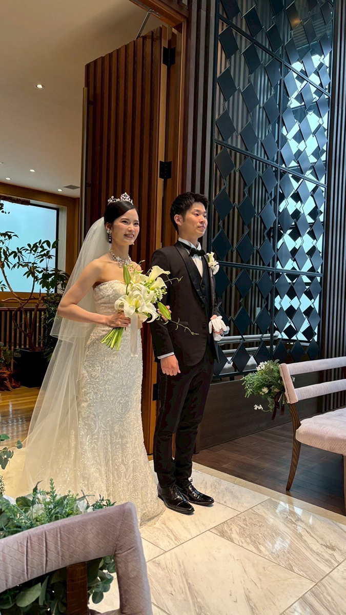 静岡市・富士市・沼津市のドレス専門店フィーノのラピスアジュールの新郎新婦の卒花ボイス189