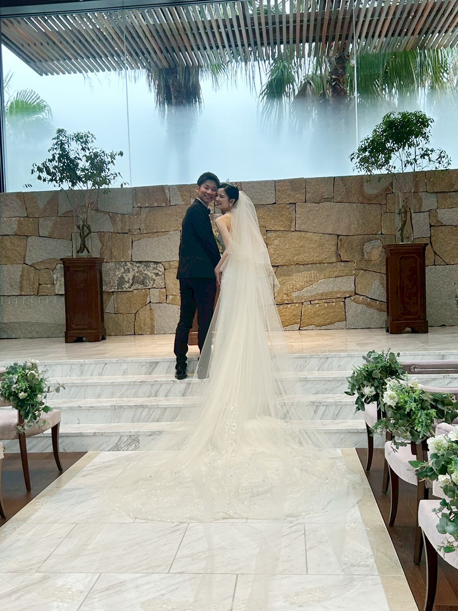 静岡市・富士市・沼津市のドレス専門店フィーノのラピスアジュールの新郎新婦の卒花ボイス189