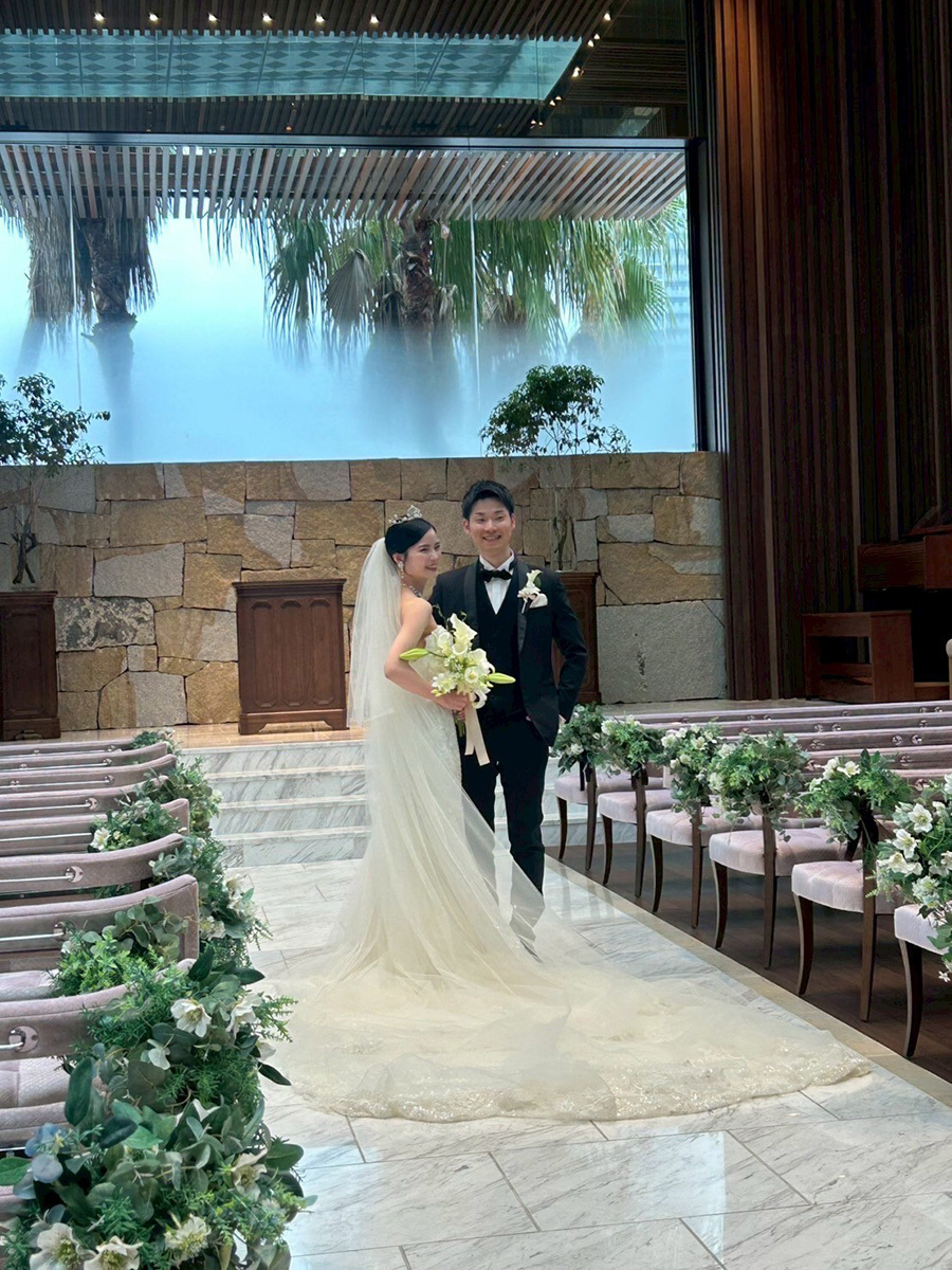 静岡市・富士市・沼津市のドレス専門店フィーノのラピスアジュールの新郎新婦の卒花ボイス189