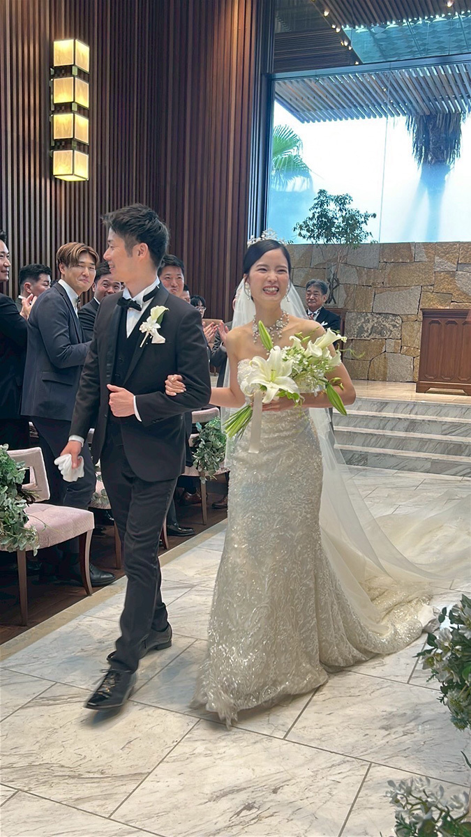 静岡市・富士市・沼津市のドレス専門店フィーノのラピスアジュールの新郎新婦の卒花ボイス189