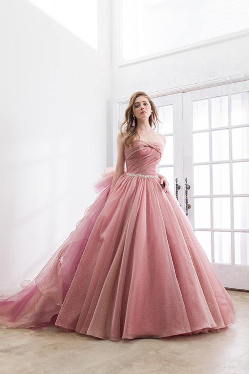 静岡市・富士市・沼津市のドレス専門店フィーノのカラードレス、イサムモリタIC-101PK