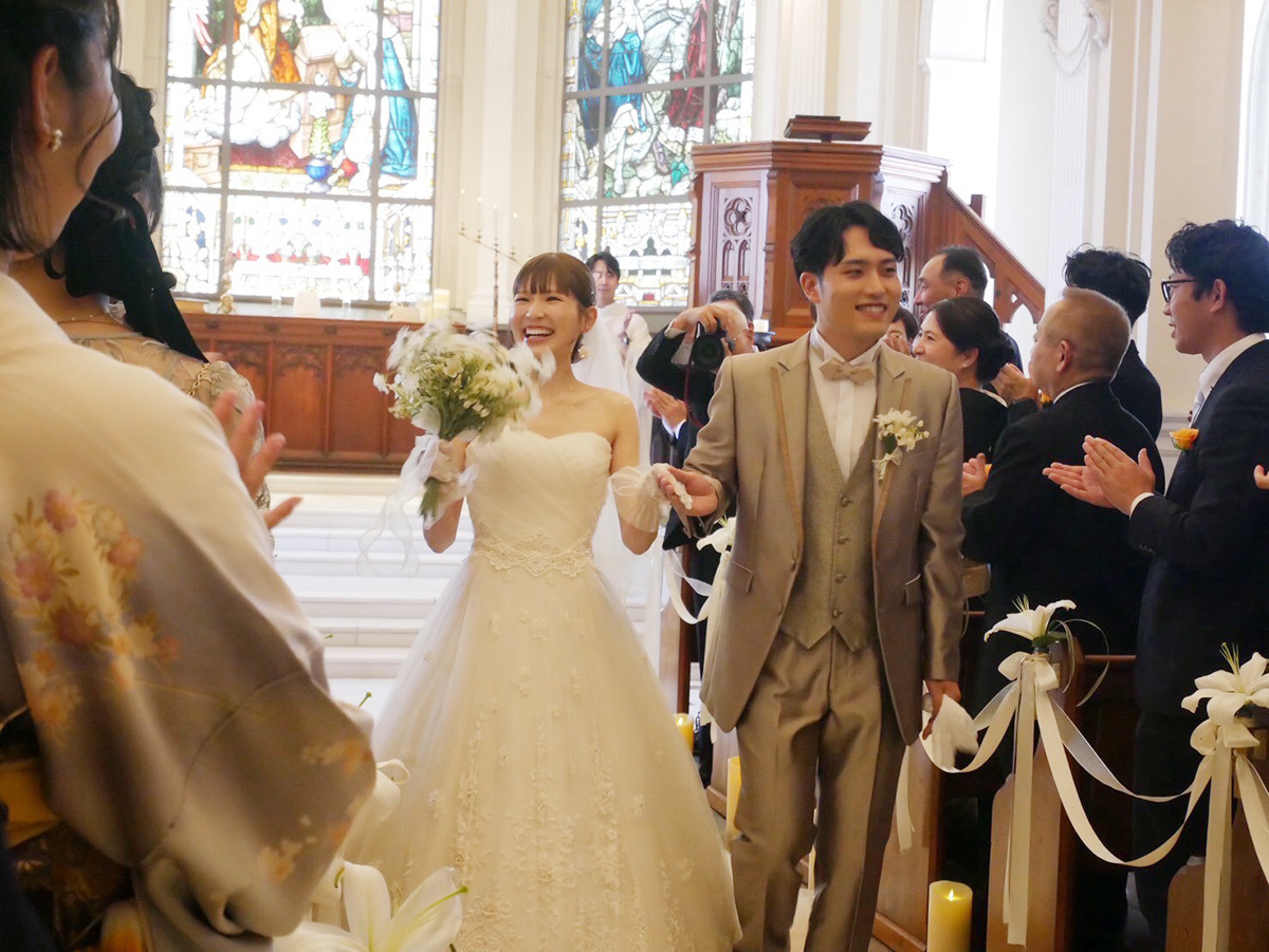 静岡市・富士市・沼津市のドレス専門店フィーノのエスプリ・ド・ナチュールの新郎新婦の卒花ボイス195