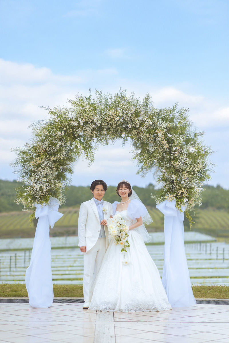 静岡市・富士市・沼津市のドレス専門店フィーノの中伊豆ワイナリーシャトーT.Sの新郎新婦の卒花ボイス197