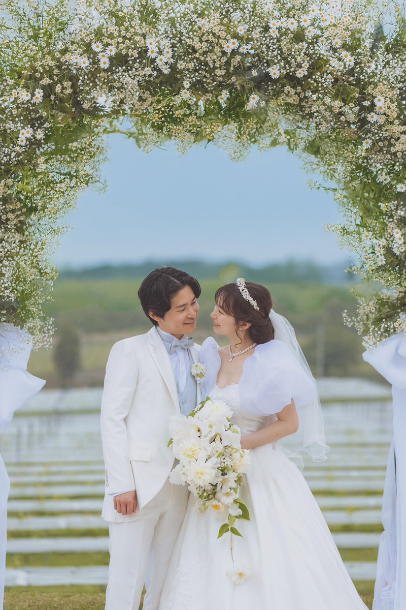 静岡市・富士市・沼津市のドレス専門店フィーノの中伊豆ワイナリーシャトーT.Sの新郎新婦の卒花ボイス197