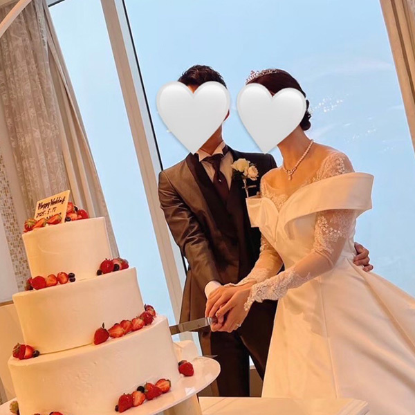 静岡市・富士市・沼津市のドレス専門店フィーノのグランディエールの新郎新婦の卒花ボイス201