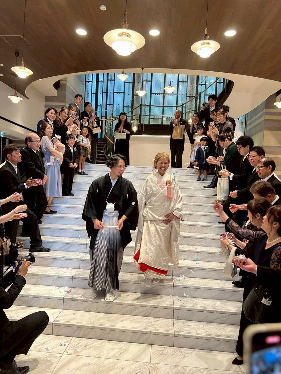 静岡市・富士市・沼津市のドレス専門店フィーノのザ・モーリスの新郎新婦の卒花ボイス204