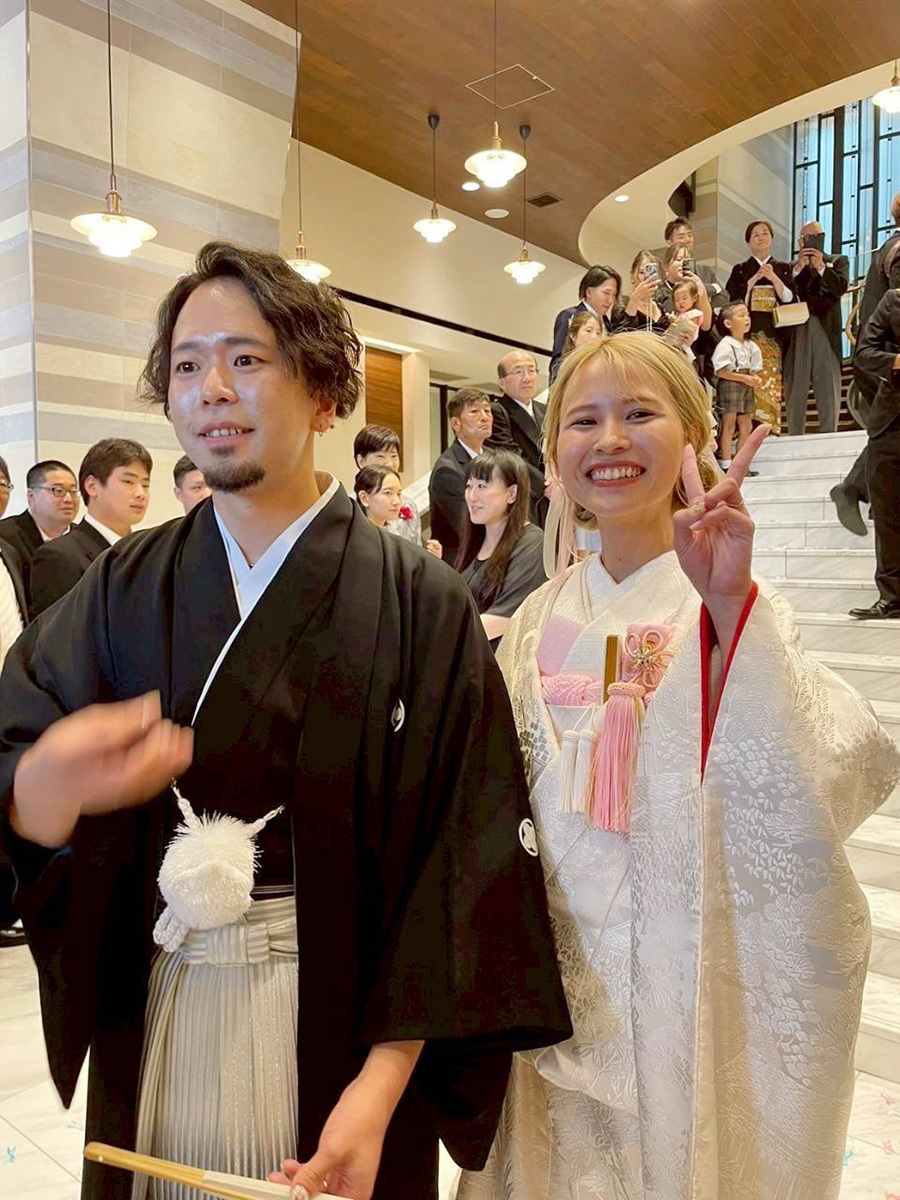 静岡市・富士市・沼津市のドレス専門店フィーノのザ・モーリスの新郎新婦の卒花ボイス204