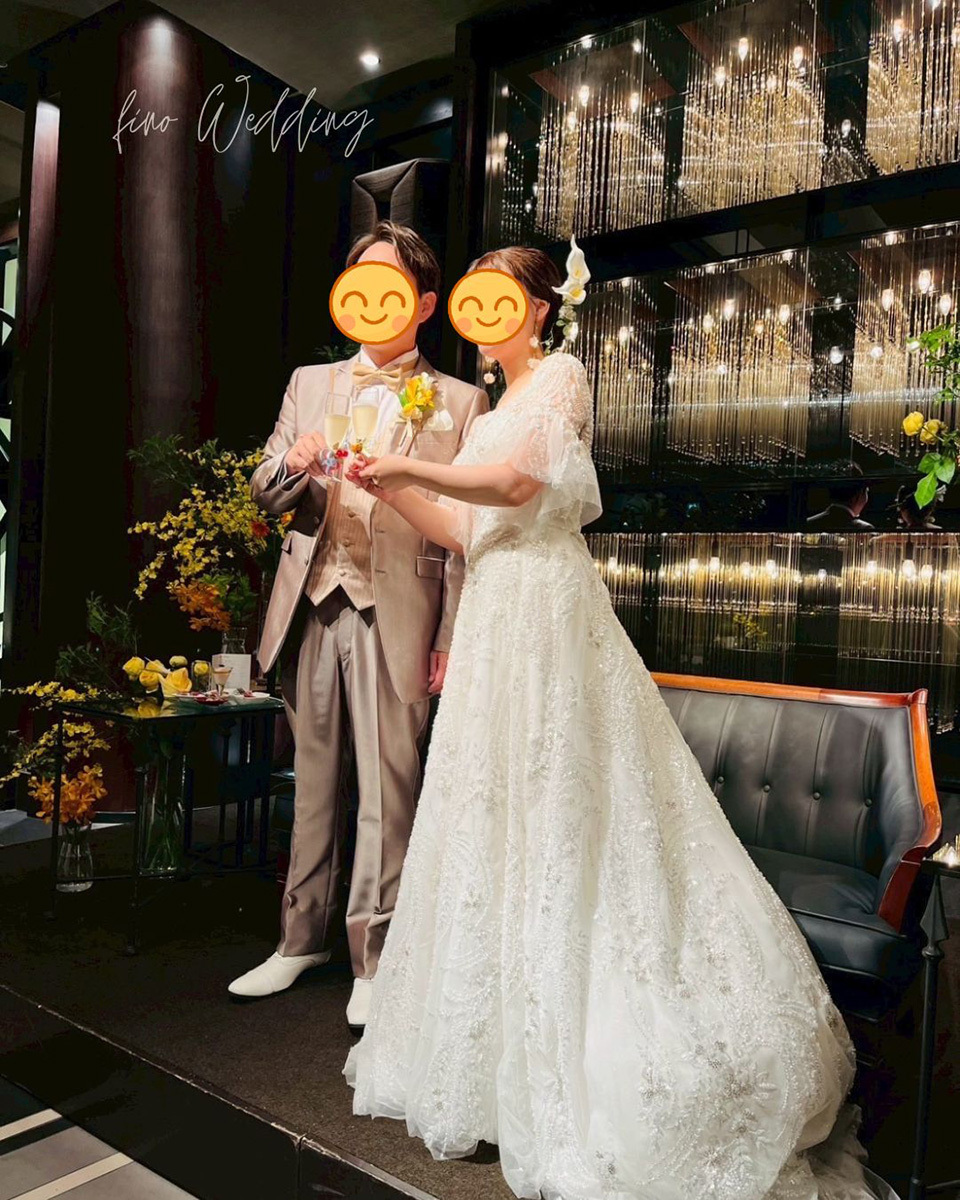 静岡市・富士市・沼津市のドレス専門店フィーノのザ・モーリスの新郎新婦の卒花ボイス206