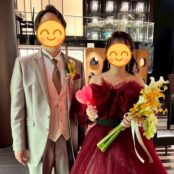 静岡市・富士市・沼津市のドレス専門店フィーノのザ・モーリスの新郎新婦の卒花ボイス206