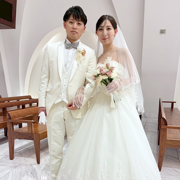 静岡市・富士市・沼津市のドレス専門店フィーノのザ・モーリスの新郎新婦の卒花ボイス208