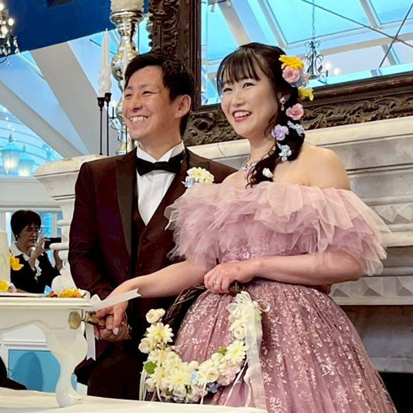 静岡市・富士市・沼津市のドレス専門店フィーノのファンタジアの新郎新婦の卒花ボイス210