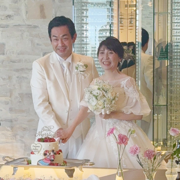 静岡市・富士市・沼津市のドレス専門店フィーノのザ・モーリスの新郎新婦の卒花ボイス212