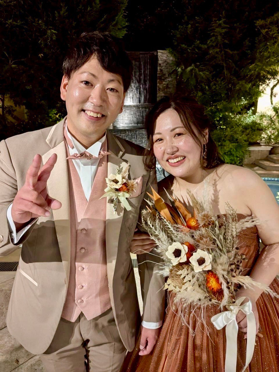 静岡市・富士市・沼津市のドレス専門店フィーノのハートフィールドの新郎新婦の卒花ボイス220