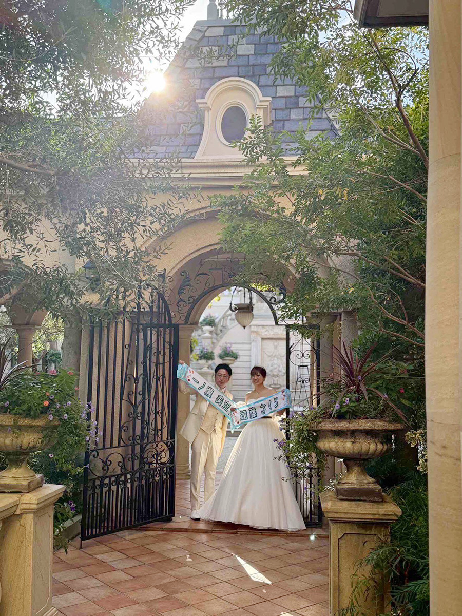 静岡市・富士市・沼津市のドレス専門店フィーノのエスプリ・ド・ナチュールの新郎新婦の卒花ボイス224