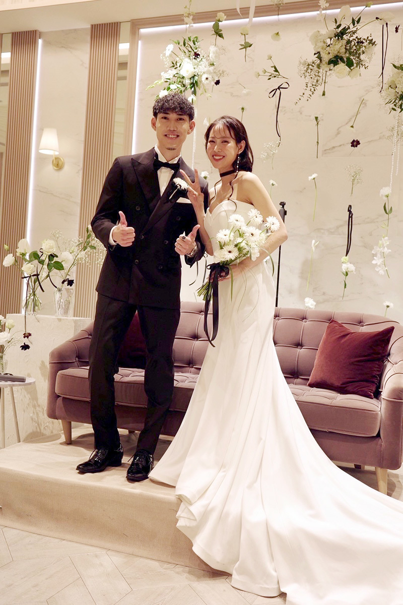 静岡市・富士市・沼津市のドレス専門店フィーノのラピスコライユの新郎新婦の卒花ボイス231