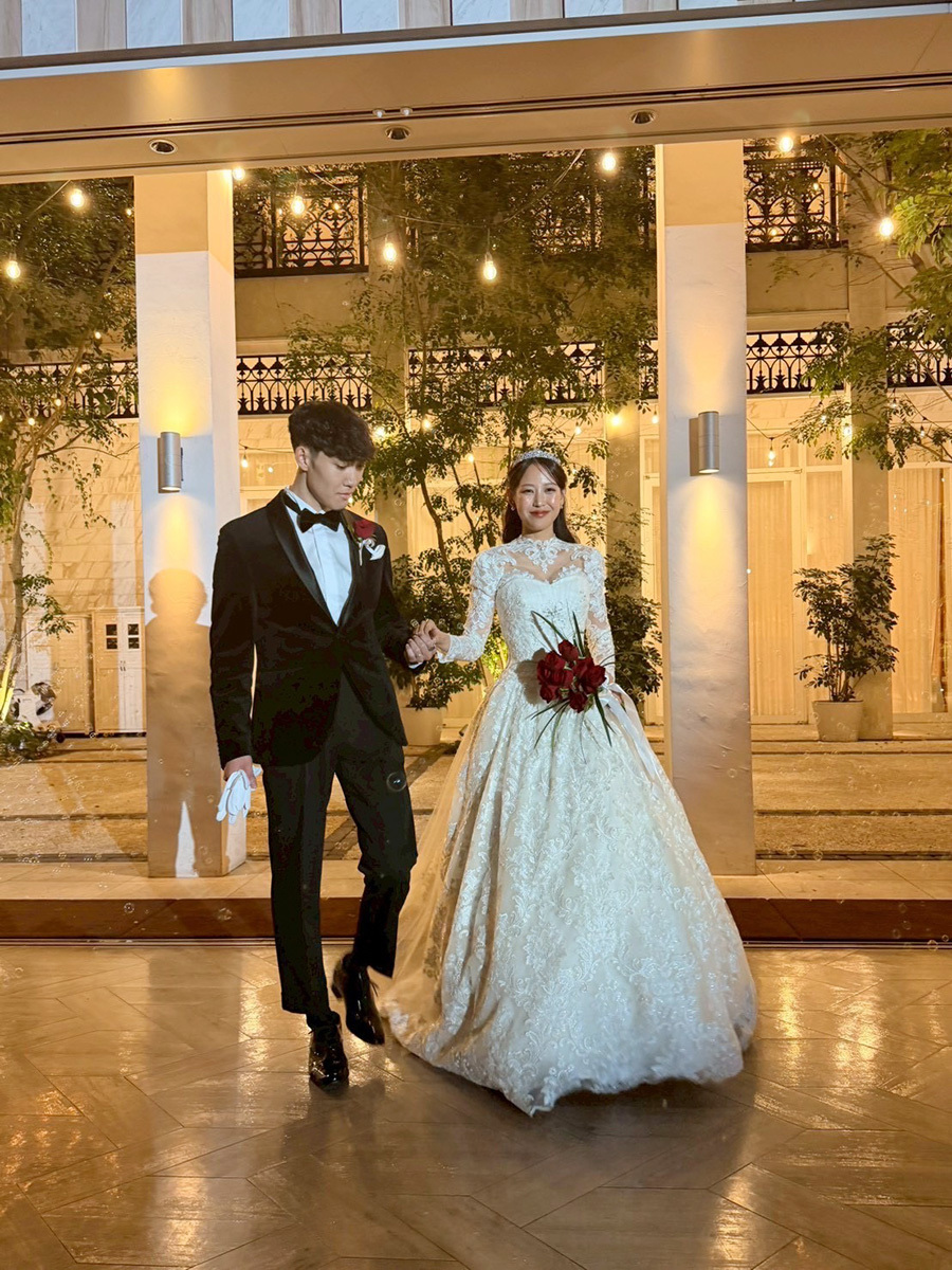 静岡市・富士市・沼津市のドレス専門店フィーノのラピスコライユの新郎新婦の卒花ボイス231