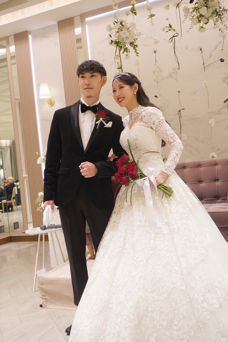 静岡市・富士市・沼津市のドレス専門店フィーノのラピスコライユの新郎新婦の卒花ボイス231