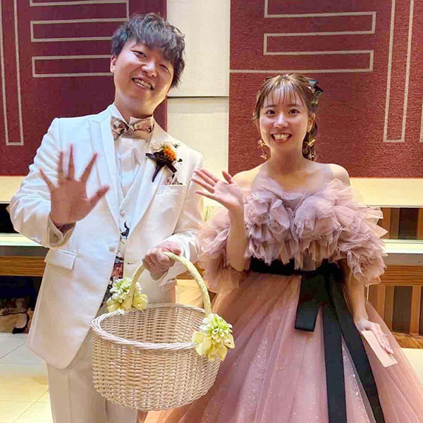 静岡市・富士市・沼津市のドレス専門店フィーノのザ・モーリスの新郎新婦の卒花ボイス232