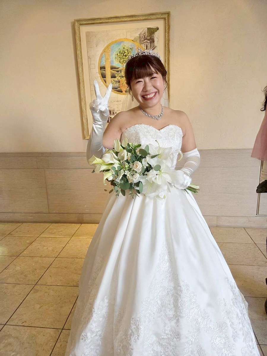 静岡市・富士市・沼津市のドレス専門店フィーノのホテルグランヒルズ静岡の新郎新婦の卒花ボイス233