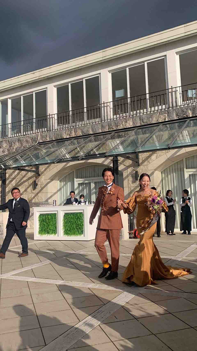 静岡市・富士市・沼津市のドレス専門店フィーノの中伊豆ワイナリーシャトーT.Sの新郎新婦の卒花ボイス236