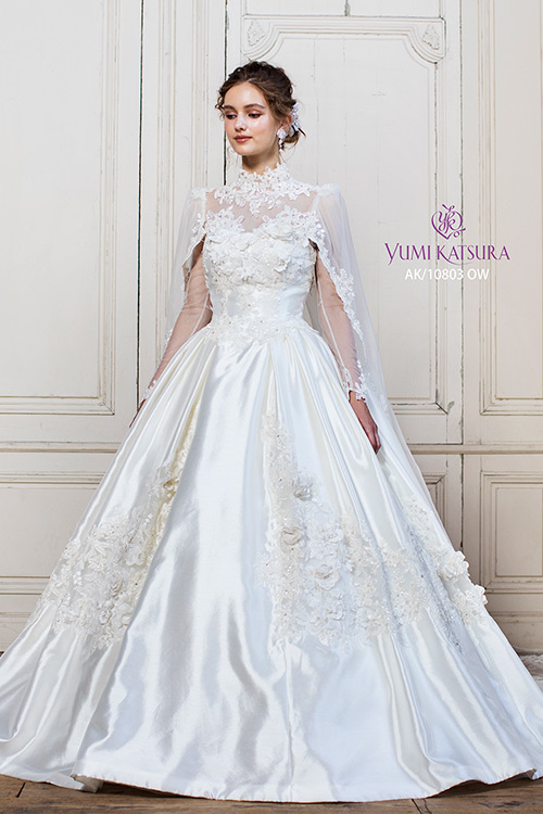 静岡市・富士市・沼津市のドレス専門店フィーノのウエディングドレス、桂由美AK-10803の画像