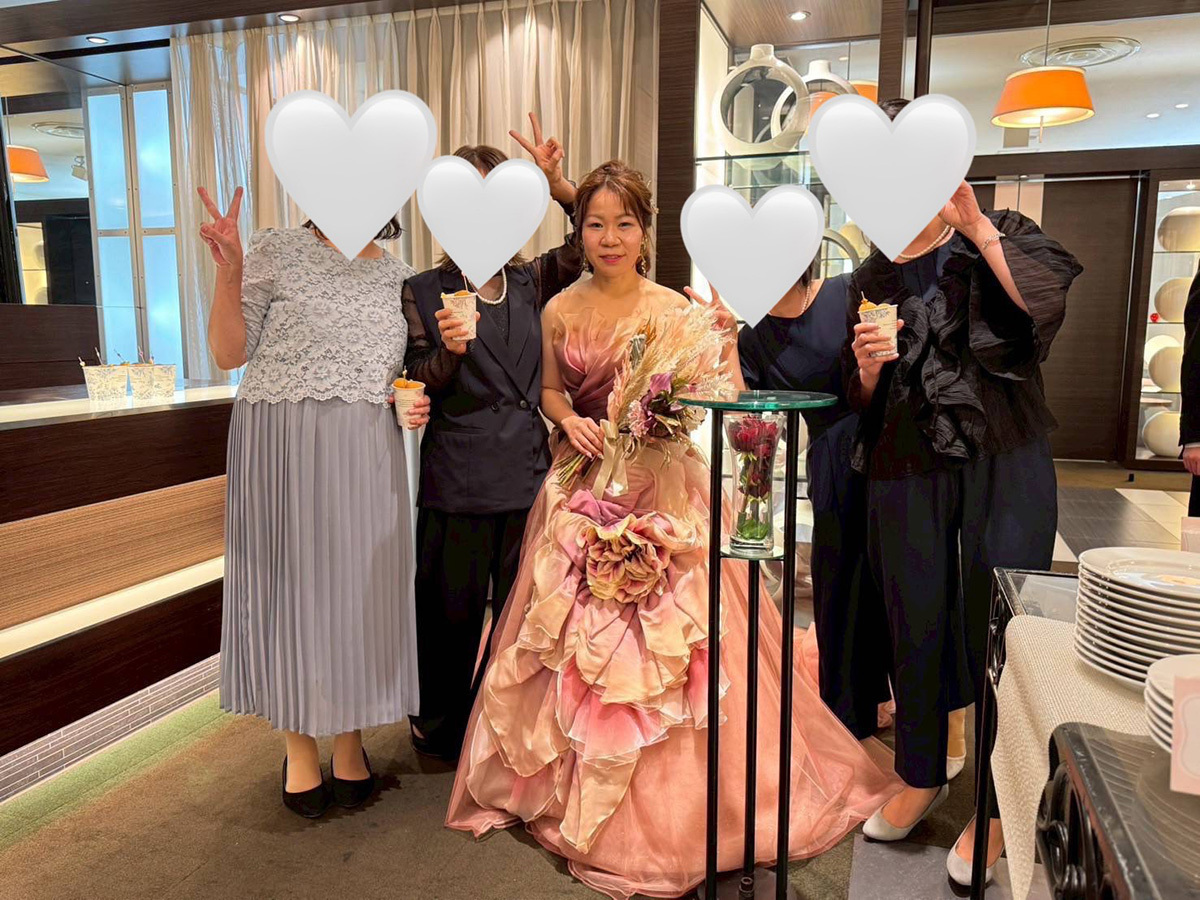 静岡市・富士市・沼津市のドレス専門店フィーノのザ・モーリスの新郎新婦の卒花ボイス242