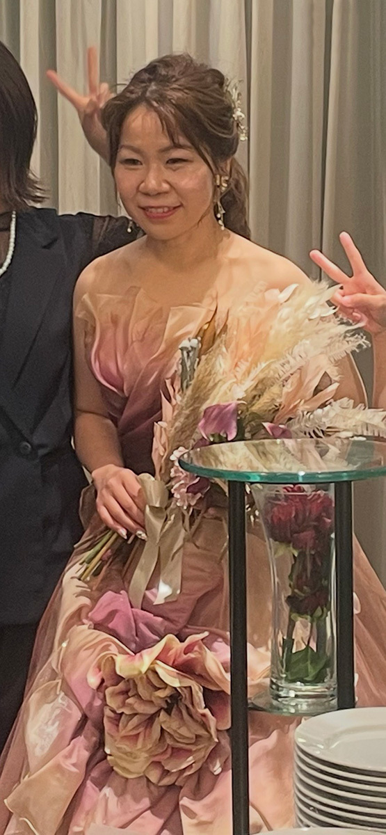 静岡市・富士市・沼津市のドレス専門店フィーノのザ・モーリスの新郎新婦の卒花ボイス242