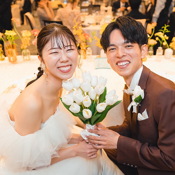 静岡市・富士市・沼津市のドレス専門店フィーノのホテルアソシア静岡の新郎新婦の卒花ボイス243