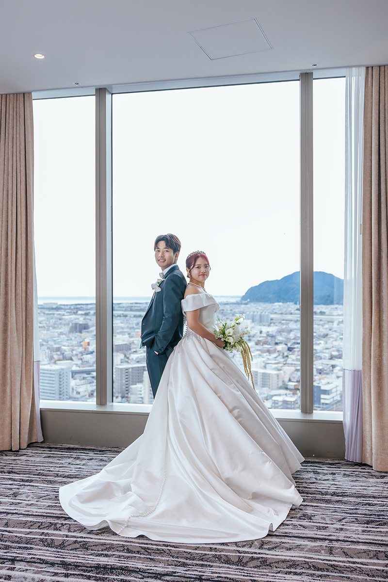 静岡市・富士市・沼津市のドレス専門店フィーノのグランディエールの新郎新婦の卒花ボイス246