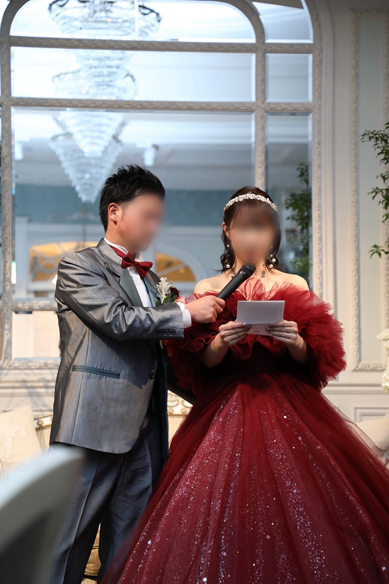 静岡市・富士市・沼津市のドレス専門店フィーノのエスプリ・ド・ナチュールの新郎新婦の卒花ボイス247