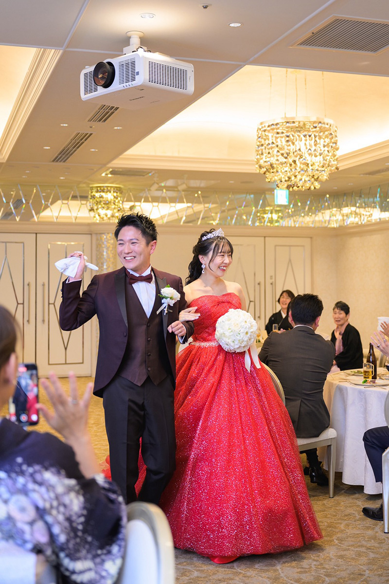 静岡市・富士市・沼津市のドレス専門店フィーノのグランディエールの新郎新婦の卒花ボイス248