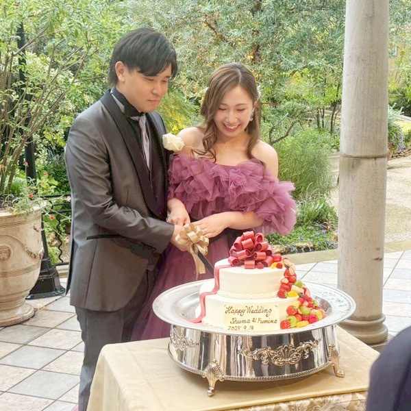 静岡市・富士市・沼津市のドレス専門店フィーノのエスプリ・ド・ナチュールの新郎新婦の卒花ボイス253