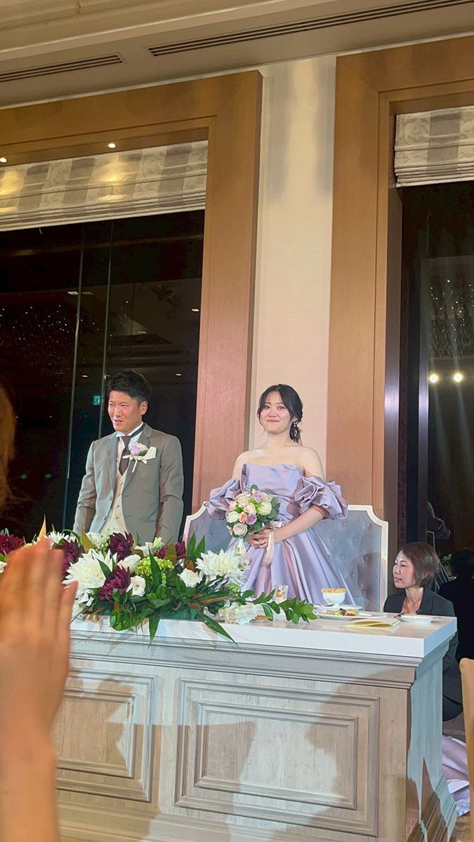 静岡市・富士市・沼津市のドレス専門店フィーノの日本平ホテルの新郎新婦の卒花ボイス254