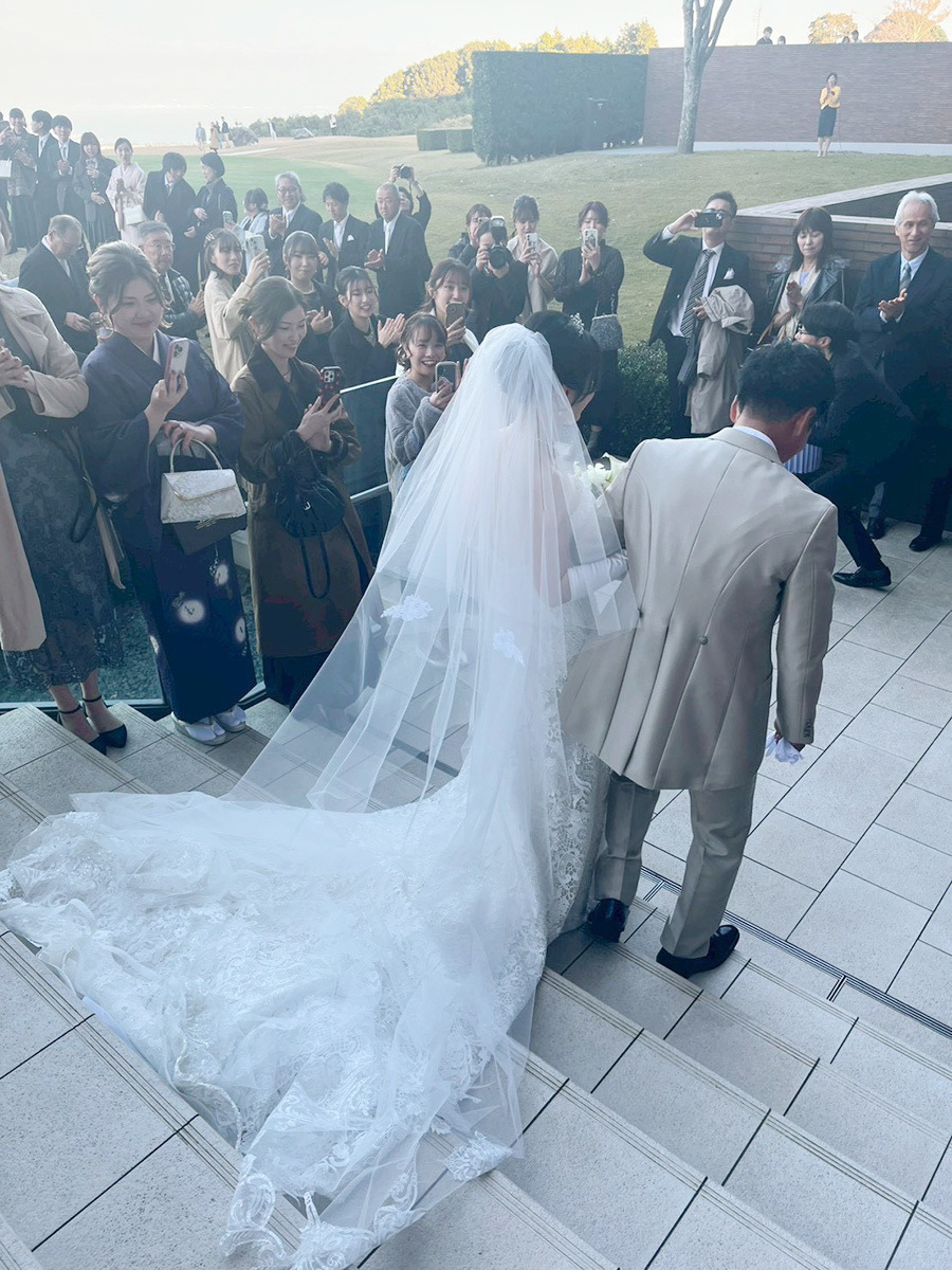 静岡市・富士市・沼津市のドレス専門店フィーノの日本平ホテルの新郎新婦の卒花ボイス254