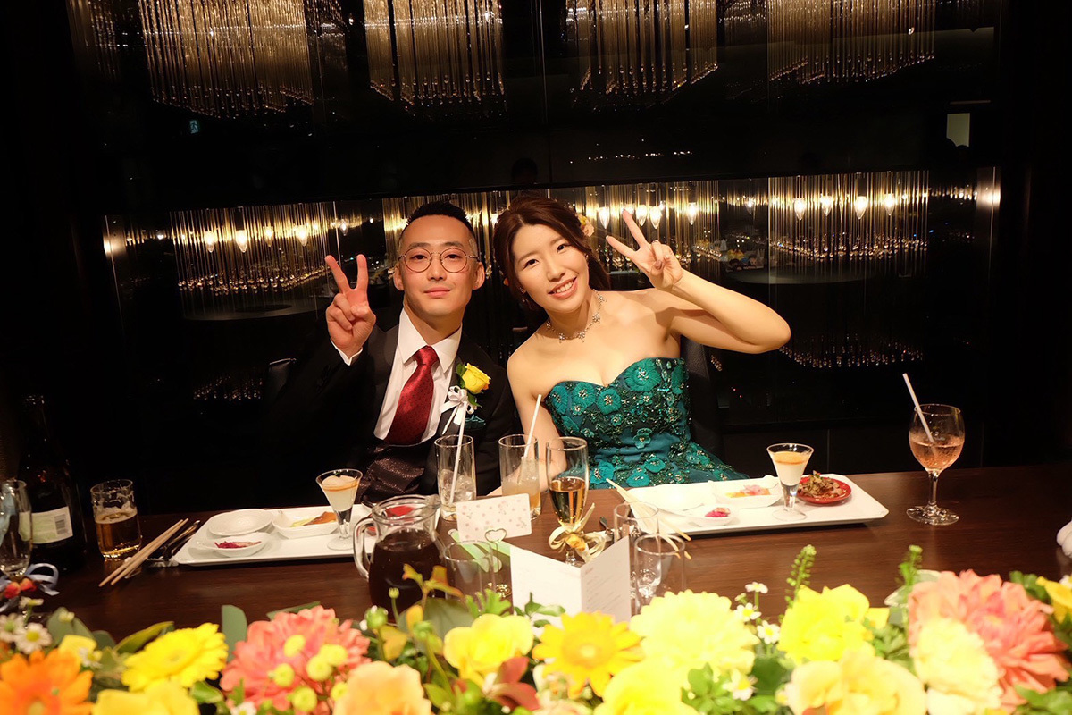 静岡市・富士市・沼津市のドレス専門店フィーノのザ・モーリスの新郎新婦の卒花ボイス255