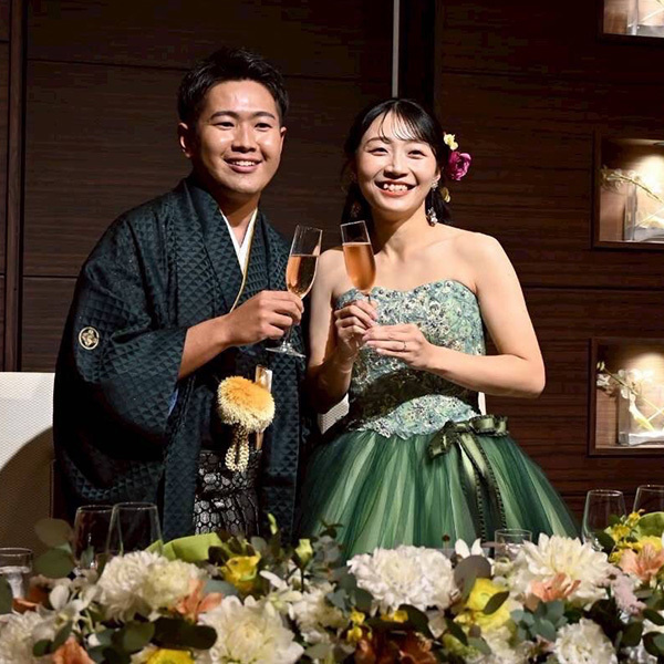 静岡市・富士市・沼津市のドレス専門店フィーノのグランディエールの新郎新婦の卒花ボイス260