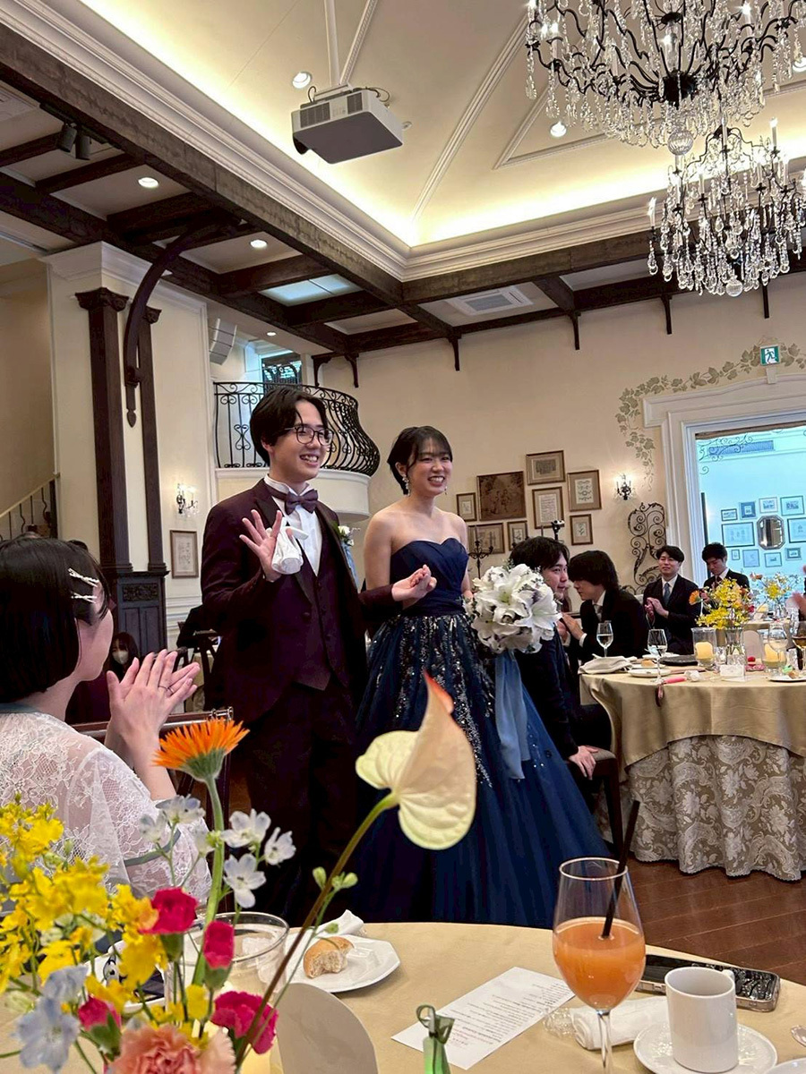 静岡市・富士市・沼津市のドレス専門店フィーノのエスプリ・ド・ナチュールの新郎新婦の卒花ボイス263